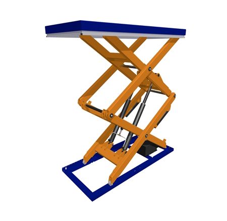 Подъемный стол с вертикальными ножницами Edmolift TBD 2000 | ТД «Вертикаль»