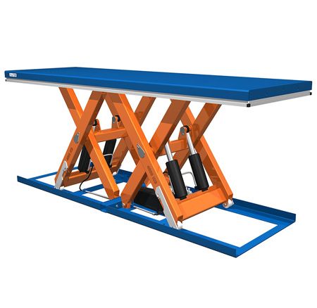 Подъемный стол с горизонтальными ножницами Edmolift TBH 4000 | ТД «Вертикаль»